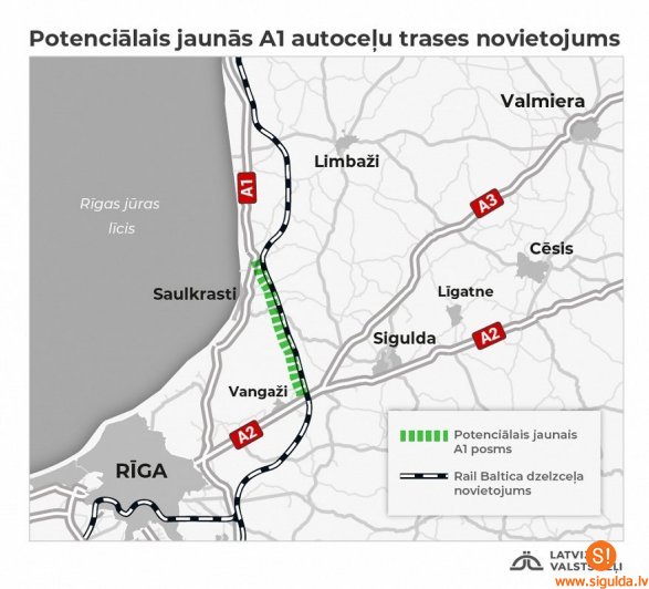 Paziņojums par sabiedrisko apspriešanu autoceļa būvniecībai maršruta E67 posmā