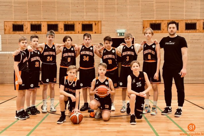 Siguldas U‑13 basketbola komandai sudraba medaļas turnīrā Igaunijā