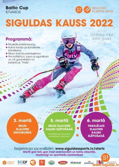 Notiks tradīcijām bagātākās kalnu slēpošanas sacensības – “Siguldas kauss”