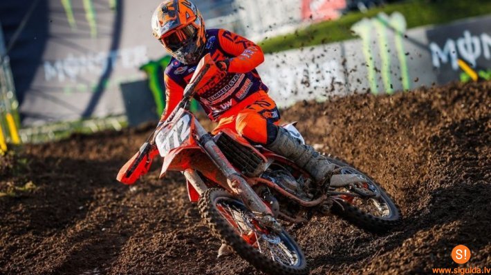 Novadnieks Jānis Reišulis izcīna 3. vietu Eiropas motokrosa čempionāta posmā