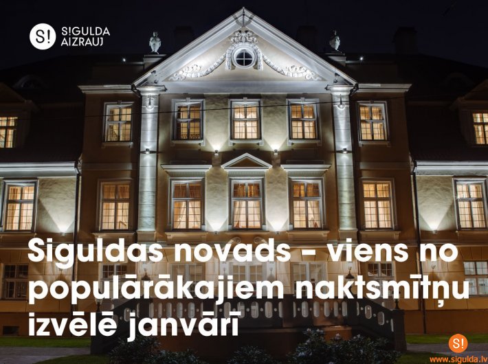 Siguldas novads – viens no populārākajiem naktsmītņu izvēlē janvārī