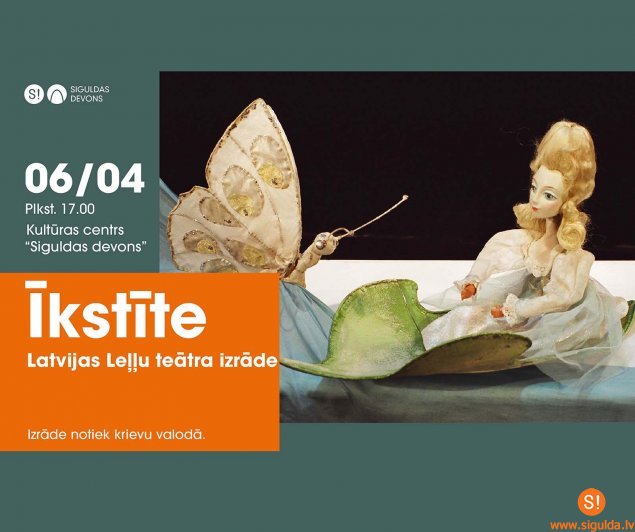 Atbalstot ukraiņu ģimenes, aicina uz Latvijas Leļļu teātra izrādi “Īkstīte” Siguldā