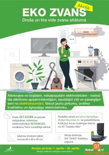 Krimuldas un Lēdurgas pagasta iedzīvotāji aicināti piedalīties “ZAAO” akcijā