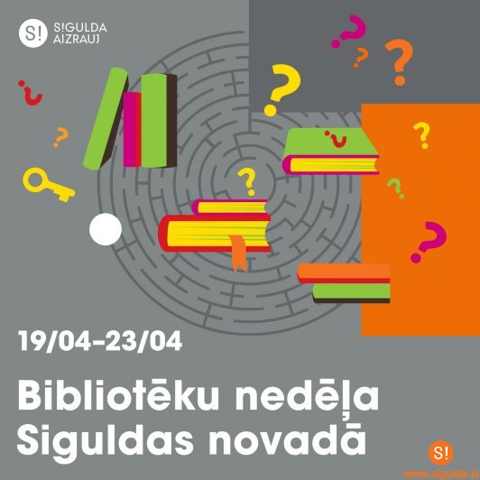 Bibliotēku nedēļas aktivitātes Siguldas novadā