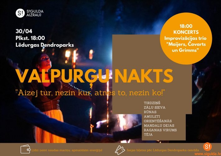Ar improvizācijas koncertu un tirgu Lēdurgā norisināsies Valpurģu nakts