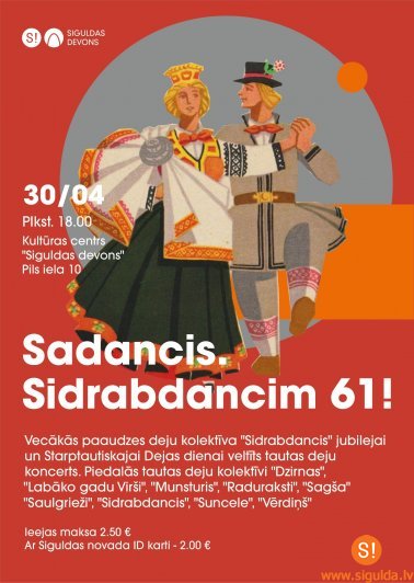 30. aprīlī “Sidrabdancis” svinēs 61 gada jubileju ar sadanci