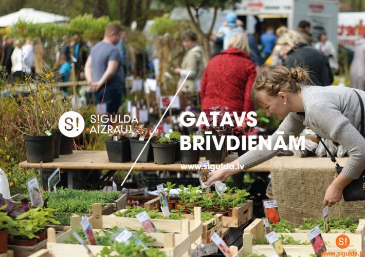 Šonedēļ Siguldas novadā: Lielā talka, Latvijas Stādu parāde, Valpurģu nakts un citi notikumi