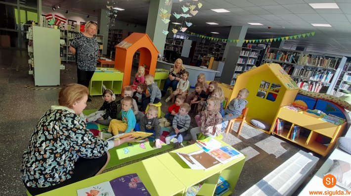 Siguldas novada bibliotēkā notikusi trešā lasītveicināšanas nodarbība
