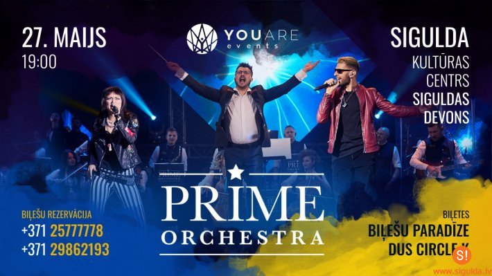 Baltijas koncerttūres laikā Siguldā viesosies “Prime Orchestra” no Ukrainas