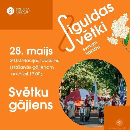 Neaizmirsti pieteikties Siguldas svētku “KOPĪBA” gājienam