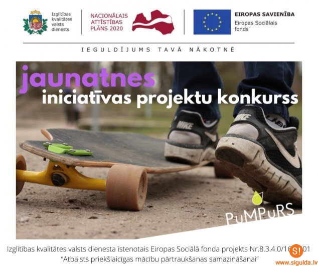 Jaunatnes iniciatīvu konkursā apstiprināti divi projekti