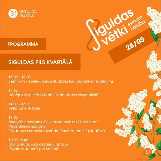 28. maijā Siguldas pils kvartāls aicina ģimenes ar bērniem piedalīties aktivitātēs