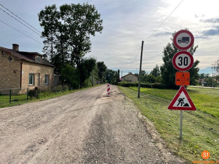 Uzsāksies būvdarbi Saules un Priežu ielā Siguldā; turpinās Ventas ielas asfaltseguma izbūve