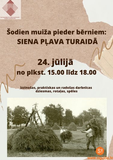 Aicina uz brīvdabas pasākumu Turaidas muzejrezervātā