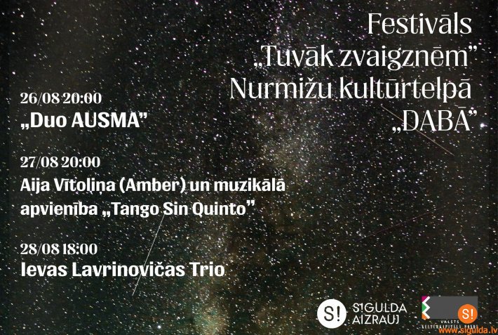 Jau rīt Nurmižos skanēs kamermūzikas koncertcikls “Tuvāk zvaigznēm”