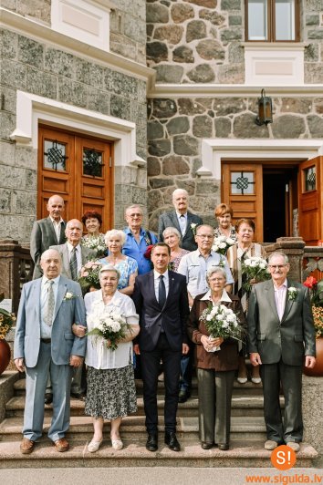 Godināti Siguldas novada pāri, kuri laulībā nodzīvojuši 50 gadus