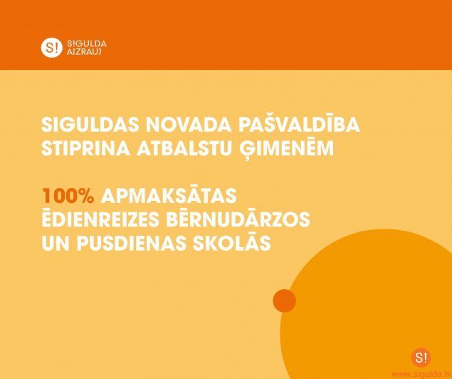 Pašvaldība stiprina atbalstu ģimenēm – apmaksās ēdināšanu bērnudārzos, pusdienas skolēniem līdz 9. klasei