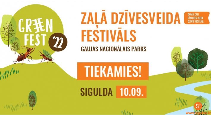 Sestdien Siguldā norisināsies zaļā dzīvesveida festivāls “GreenFest’22”