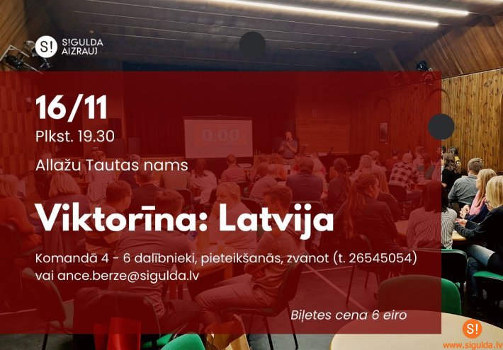 Allažu Tautas nams trešdien aicina piedalīties valsts svētku viktorīnā