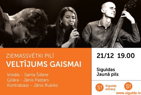 Siguldas Jaunajā pilī izskanēs koncerts “Ziemassvētki pilī – veltījums gaismai”