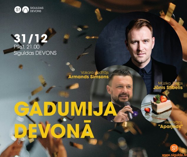 Kultūras centrā “Siguldas devons” notiks gadumijas balle