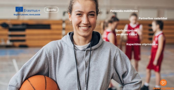Aicina sporta organizācijas pieteikties “Erasmus+” konkursam