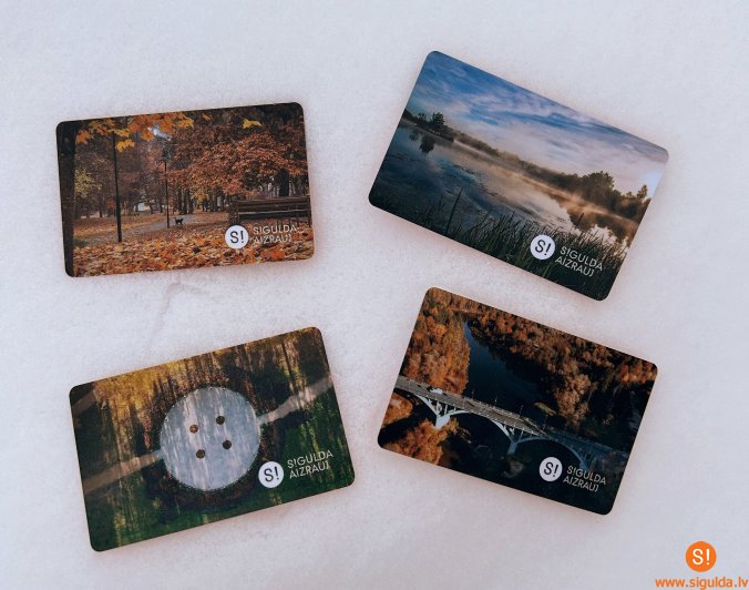 Reprezentējot novada dažādību, izstrādāti četri jauni Siguldas novada ID karšu dizaini