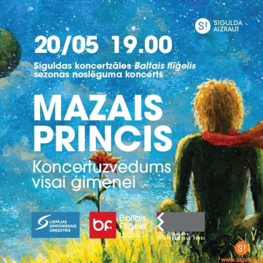 Noslēdzot koncertzāles sezonu, aicina uz koncertuzvedumu “Mazais princis”