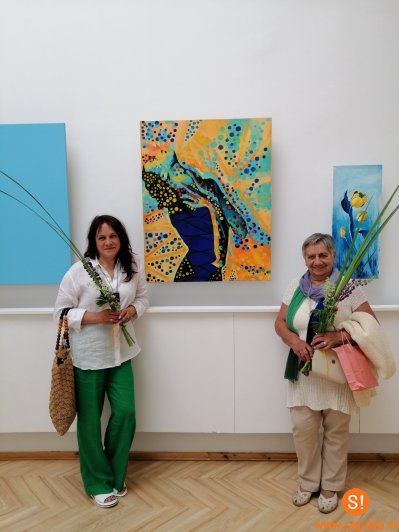 Siguldas novada mākslinieki tiekas Vidzemes mākslinieku izstādē