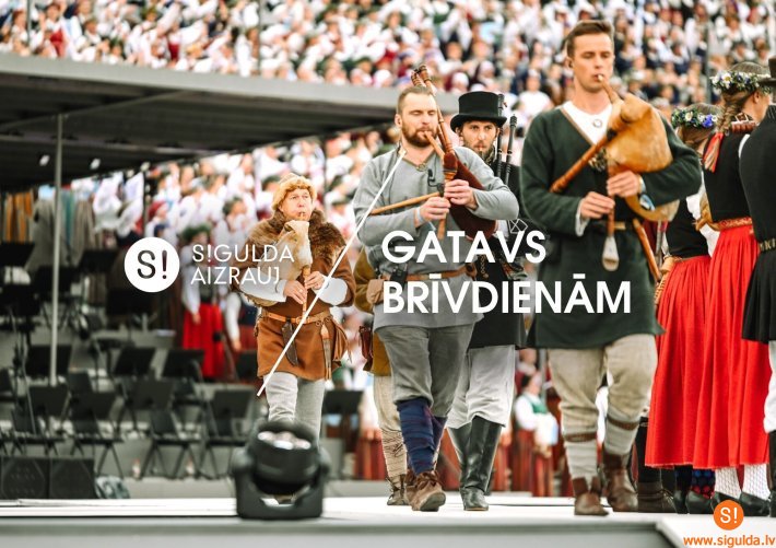 Šonedēļ Siguldas novadā: Dziesmu un deju svētku koncerts uz lielā ekrāna un citas norises