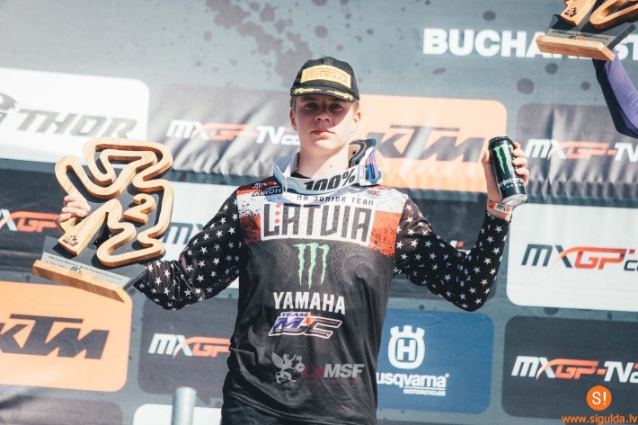 Reišulis izcīna vicečempiona titulu Pasaules Junioru čempionātā motokrosā