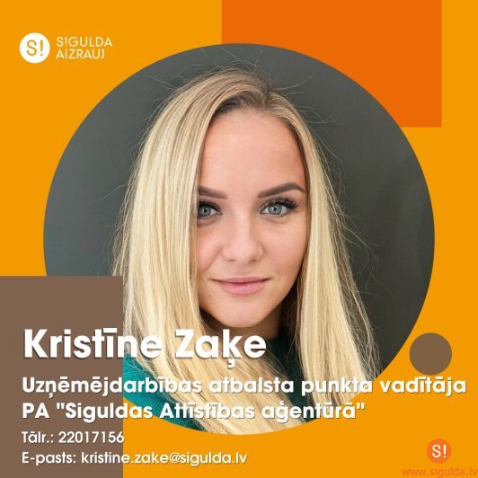 Darbu uzsāk Uzņēmējdarbības atbalsta punkta vadītāja Kristīne Zaķe