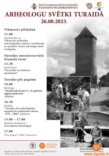 Aicina uz Arheologu svētkiem Turaidā