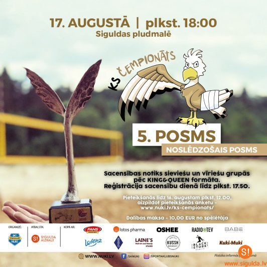 Ceturtdien norisināsies “KS čempionāts” sacensību noslēdzošais posms