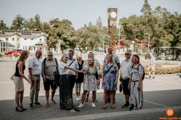 Siguldas novadā pieredzes apmaiņā viesojas delegācija no Dānijas