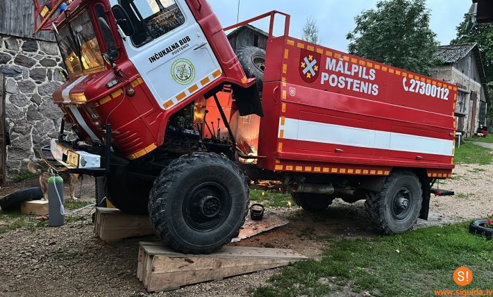 Mālpilī jau mēnesi darbojas brīvprātīgo ugunsdzēsēju postenis