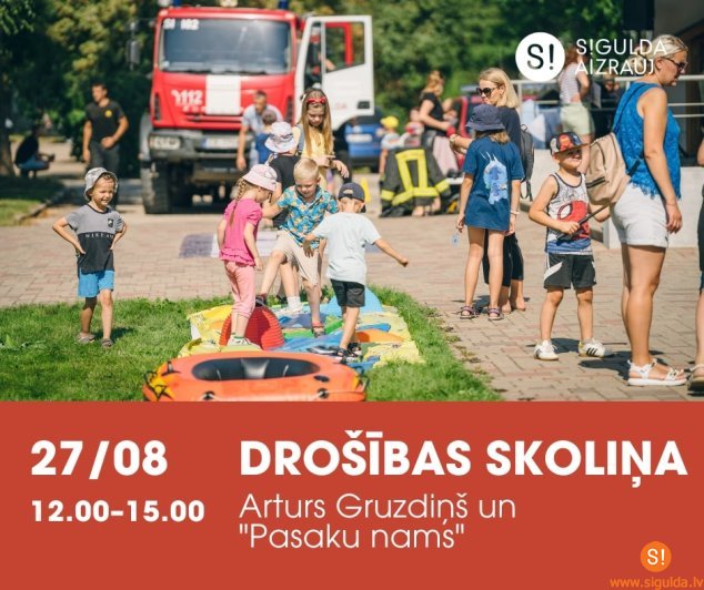 Bērni un vecāki aicināti apmeklēt “Drošības skoliņu”