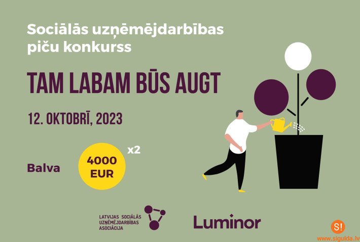 Izsludināta pieteikšanās sociālās uzņēmējdarbības konkursam