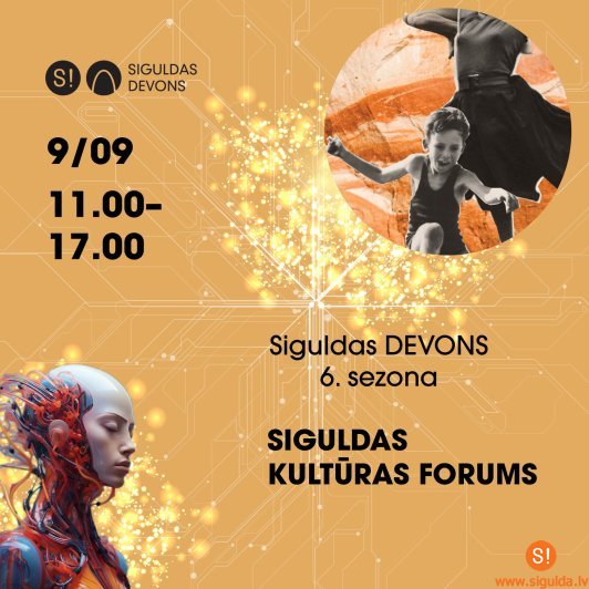 9. septembrī notiks 2. Siguldas Kultūras forums