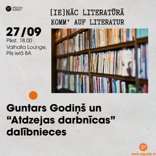 “[Ie]nāc literatūrā” septembrī atgriežas ar sarunu par atdzeju