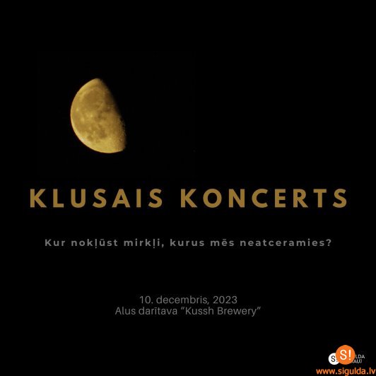 Decembrī izskanēs “Klusais koncerts”