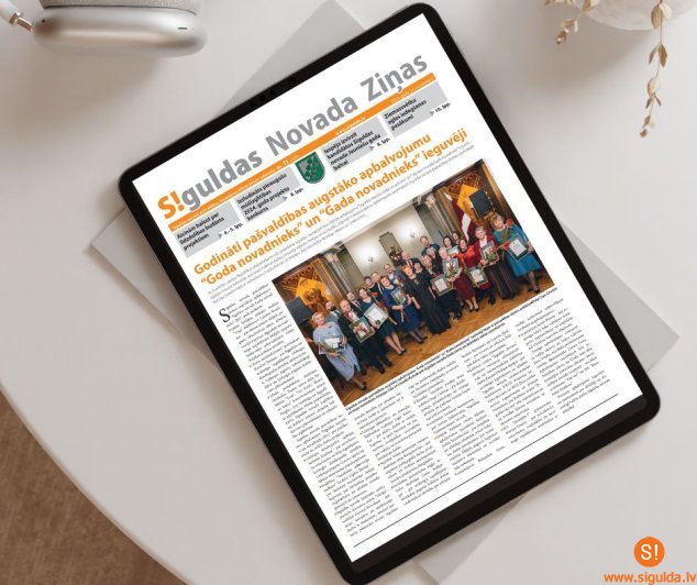 Iznācis pašvaldības informatīvā izdevuma “Siguldas Novada Ziņas” novembra numurs