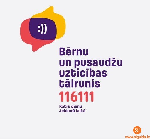 VBTAI aicina bērnus un pusaudžus izmantot uzticības tālruni