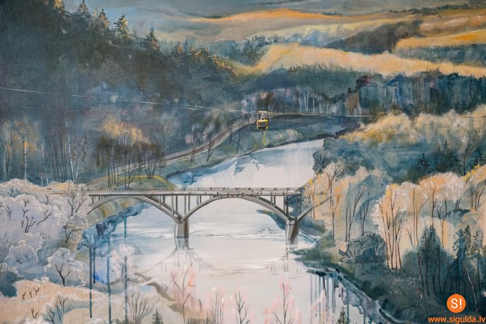 “Siguldas devonā” apskatāma gleznu izstāde “Neiedomājamais Visums”