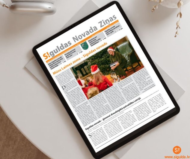 Iznācis pašvaldības informatīvā izdevuma “Siguldas Novada Ziņas” decembra numurs