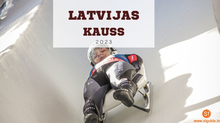 Brīvdienās Siguldā norisināsies Latvijas kauss kamaniņu sportā