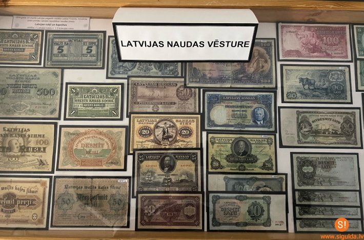 Roberta Kulpes privātkolekcijas izstāde “Nauda Latvijā un pasaulē”