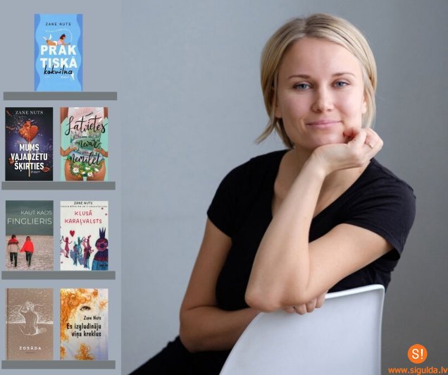 Sarunas ar rakstnieci Zani Nuts Siguldas novada bibliotēkā