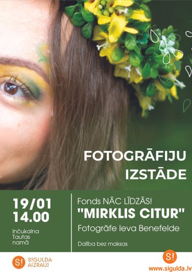 Inčukalna Tautas namā atklās foto izstādi “Mirklis citus”