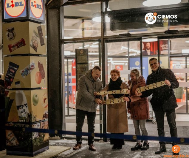 Līdz ar “Lidl” veikala atklāšanu Siguldā, radītas vairāk nekā 40 jaunas darbavietas